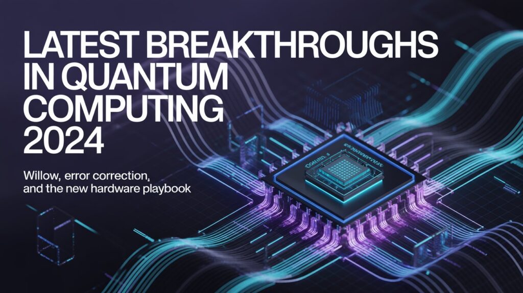 Latest Breakthroughs In Quantum Computing 2024