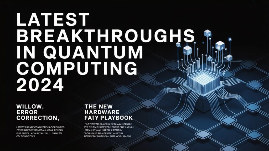 Latest Breakthroughs In Quantum Computing 2024