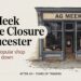 AG Meek store closure Gloucester