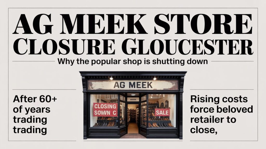 AG Meek store closure Gloucester
