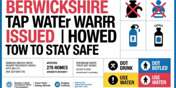 Berwickshire Tap Water Warning