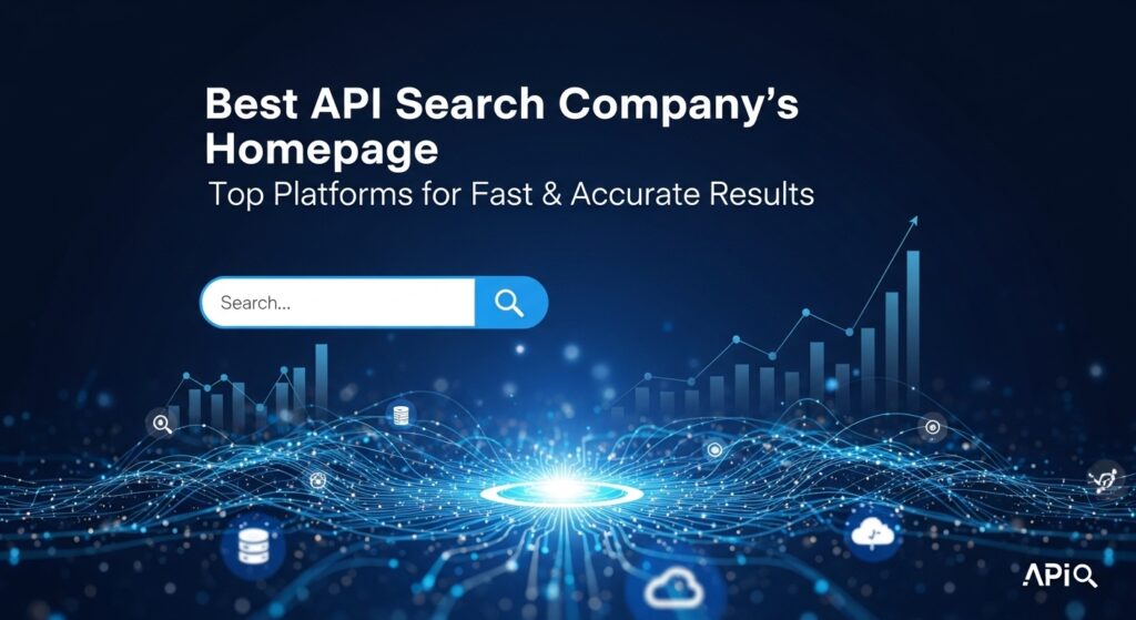 Best API Search Company’s Homepage