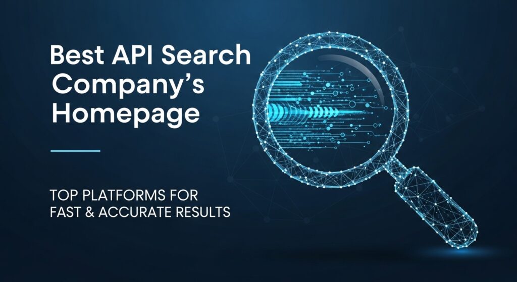 Best API Search Company’s Homepage