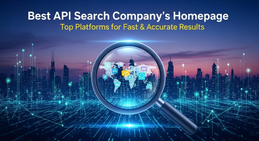 Best API Search Company’s Homepage