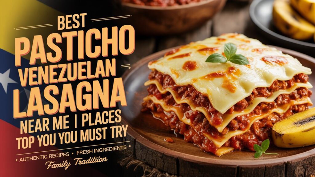 Best Pasticho Venezuelan Lasagna Near Me