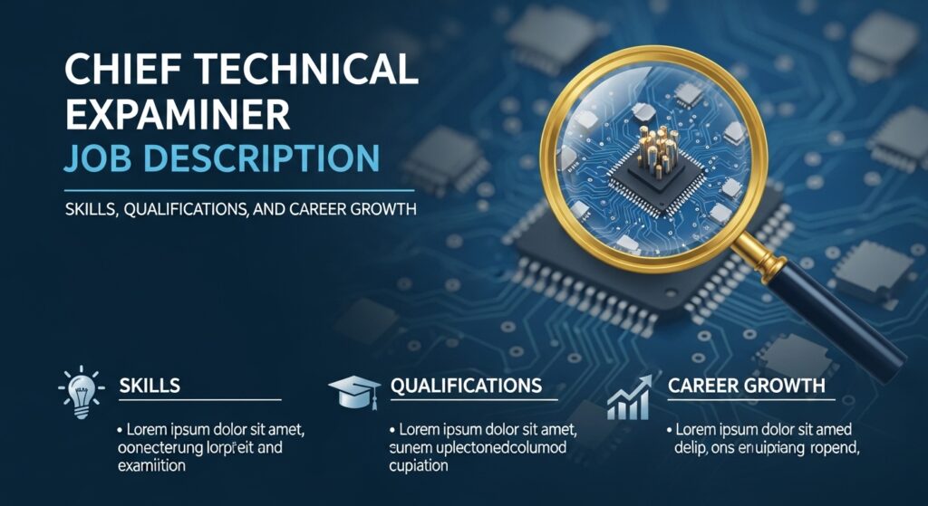 Chief Technical Examiner Job
