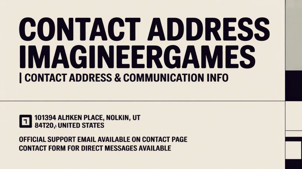 Contact Address Imagineergames