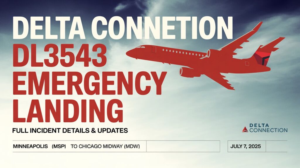 Delta Connection DL3543 Emergency Landing