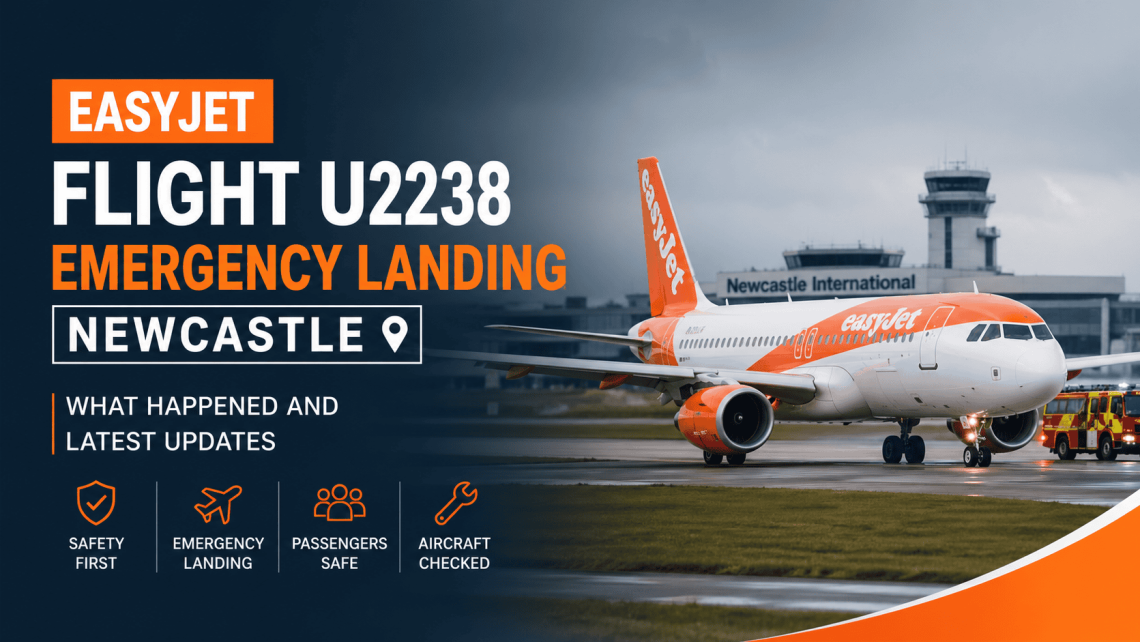 EasyJet Flight U2238 Emergency Landing Newcastle