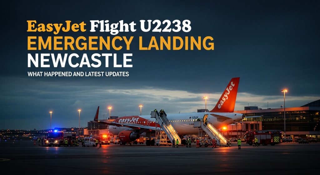 EasyJet Flight U2238 Emergency Landing Newcastle
