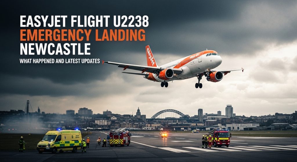 EasyJet Flight U2238 Emergency Landing Newcastle