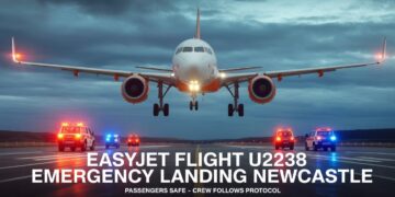 EasyJet Flight U2238 Emergency Landing Newcastle