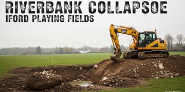 Riverbank Collapse Iford Playing Fields