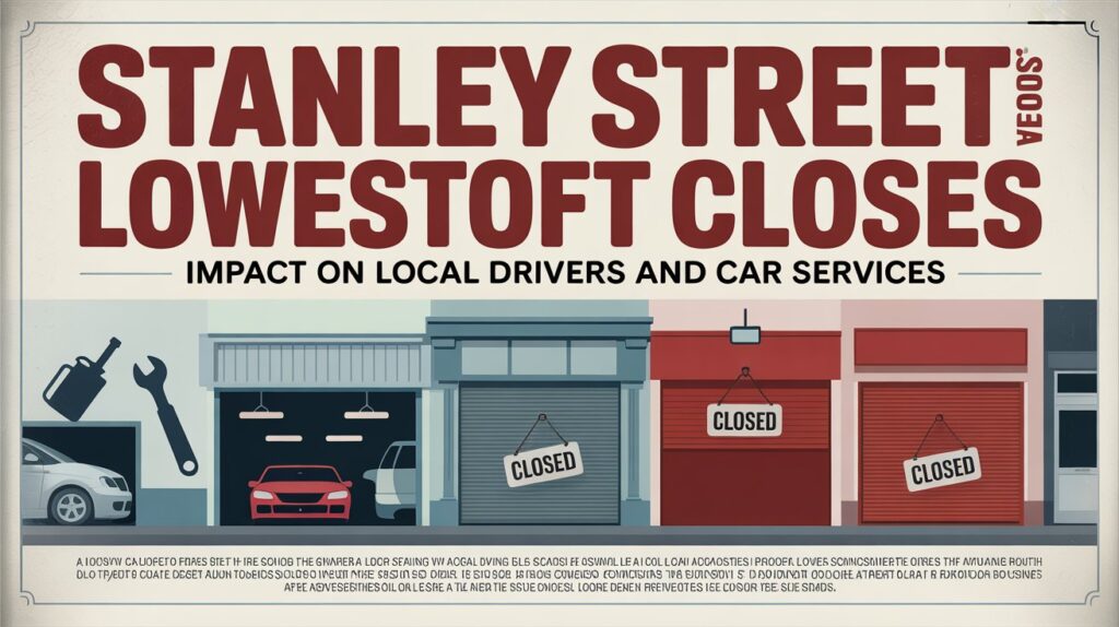 Stanley Street Motors Lowestoft Closes