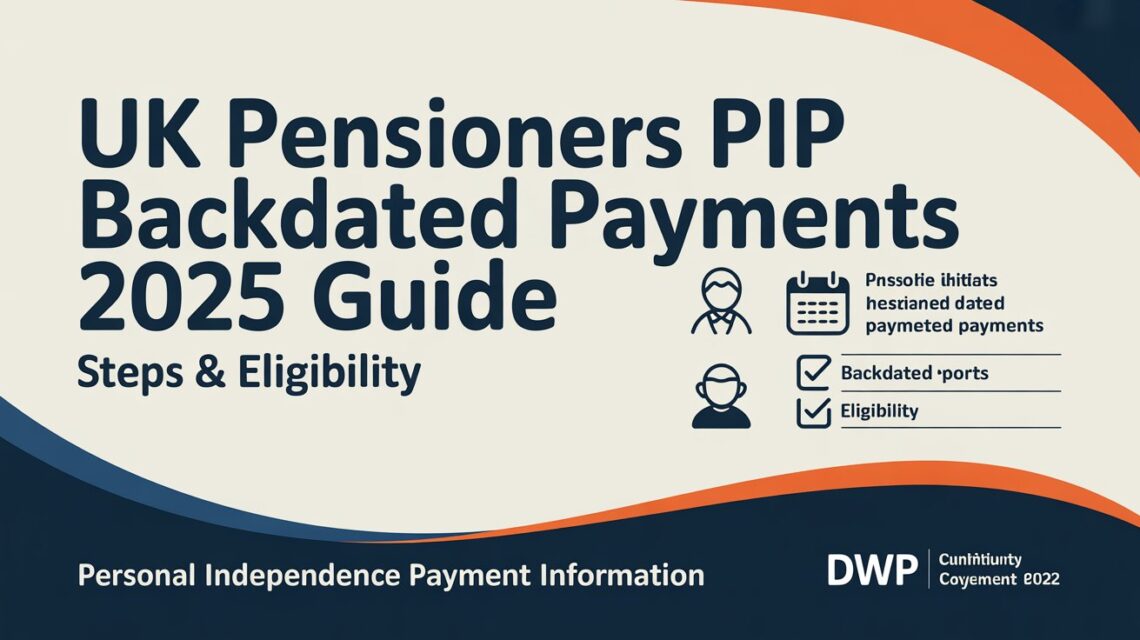 UK Pensioners PIP Backdated Payments 2025