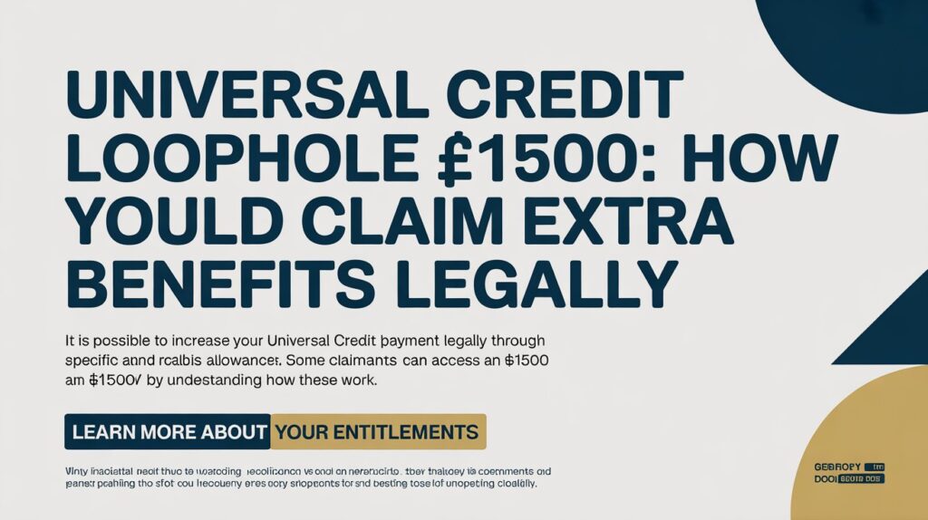 Universal Credit Loophole £1500