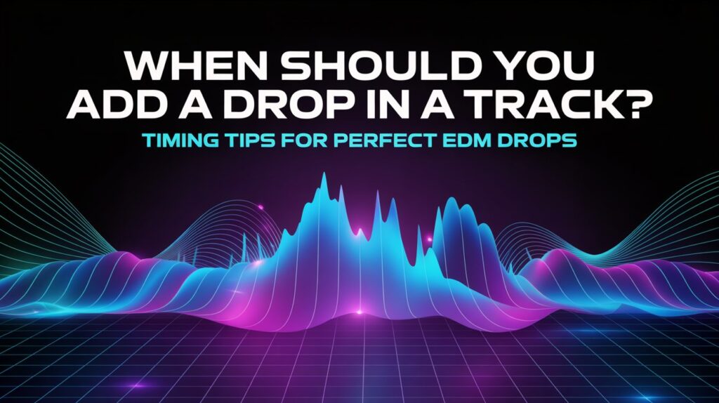 When Should You Add a Drop in a Track?
