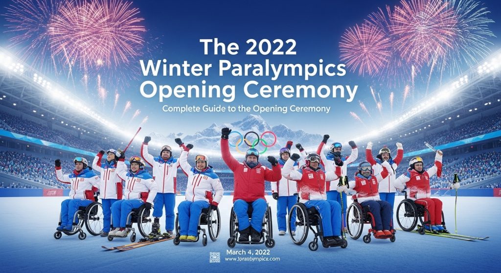 A 2022. Évi Téli Paralimpia Megnyitó Ceremóniája