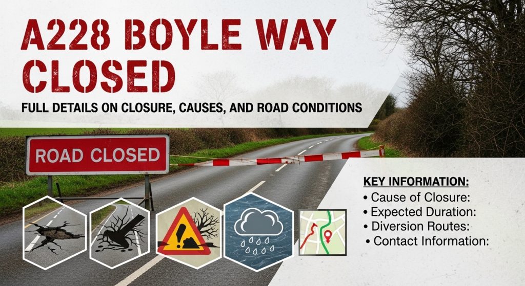 A228 Boyle Way Closed