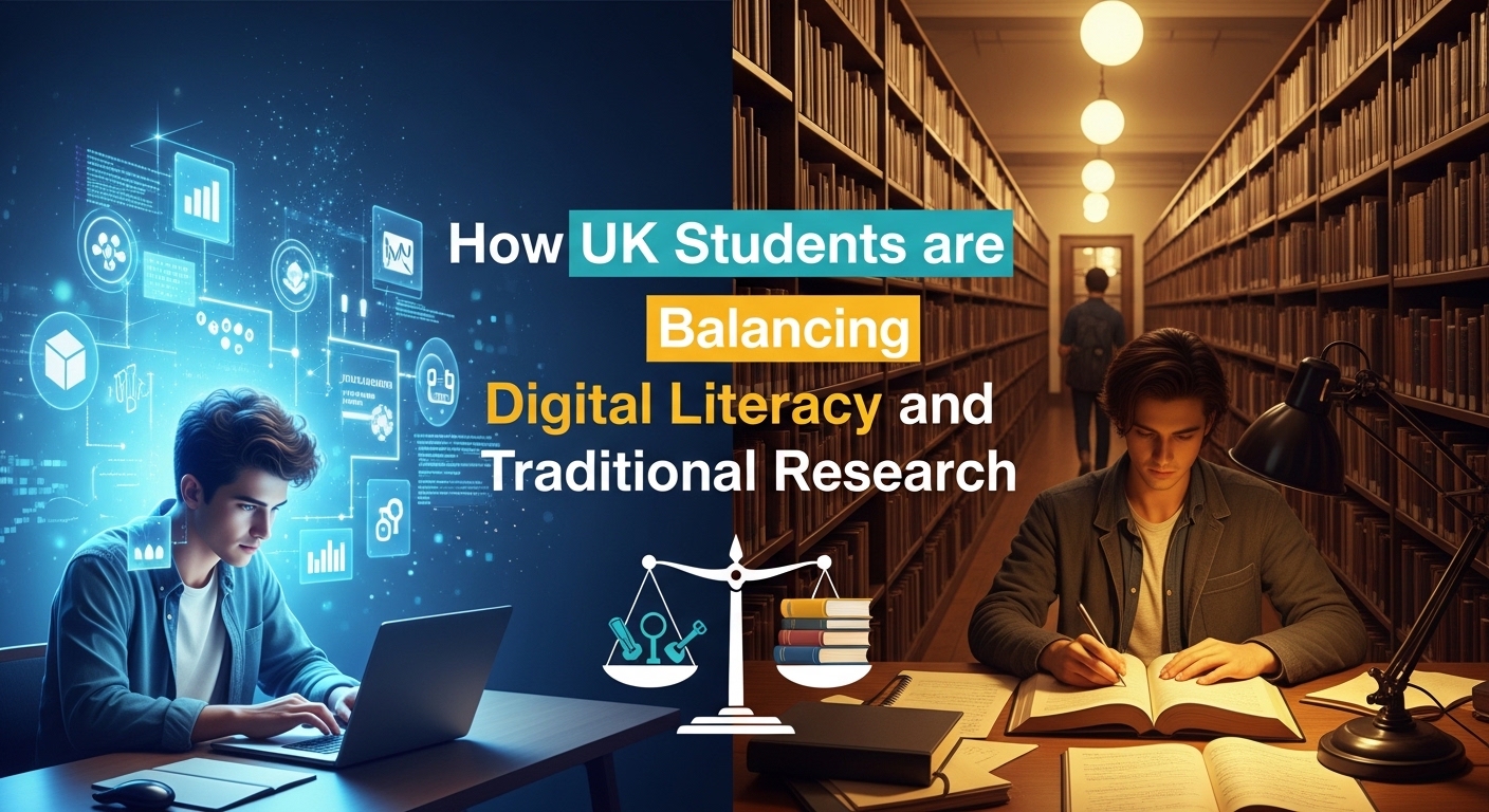 How UK Students are Balancing Digital Literacy and Traditional Research