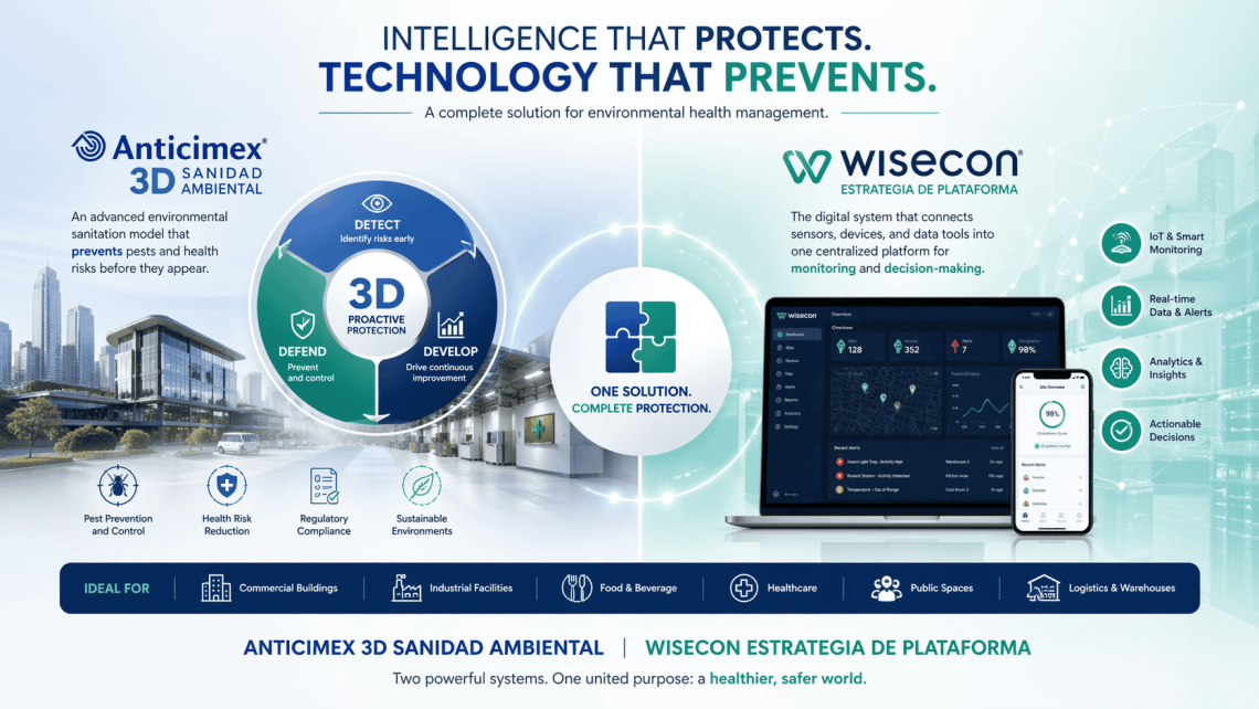 Anticimex 3D Sanidad Ambiental Wisecon Estrategia de Plataforma