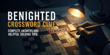 Benighted Crossword Clue