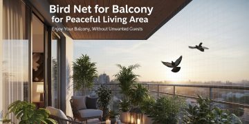 Bird Net for Balcony for Peaceful Living Area