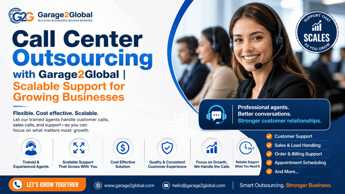 Call Center Outsourcing with Garage2Global