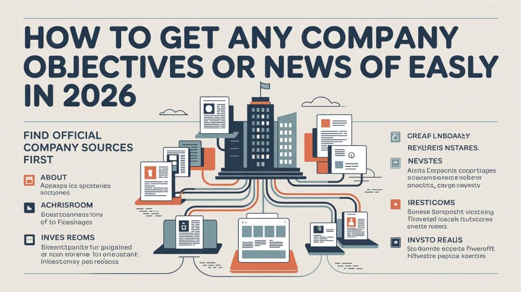 Get Any Company Objectives or News of None