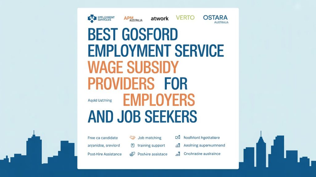 Gosford Employment Service Wage Subsidy Providers
