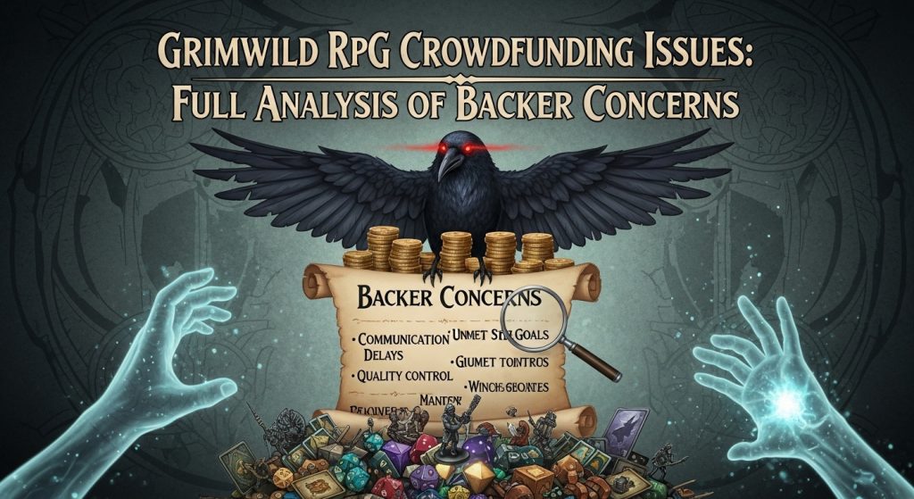 Grimwild RPG Crowdfunding Issues