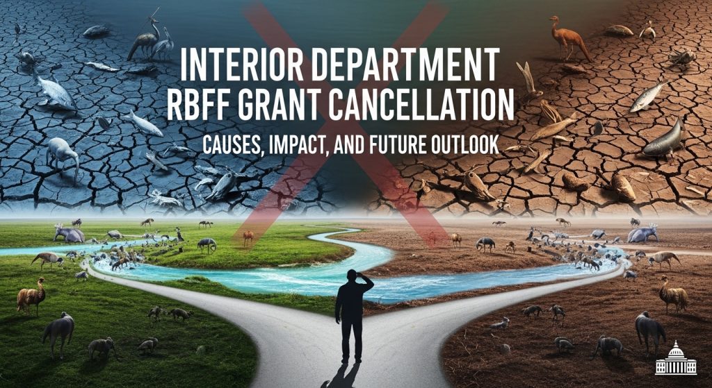 Interior Department RBFF Grant Cancellation
