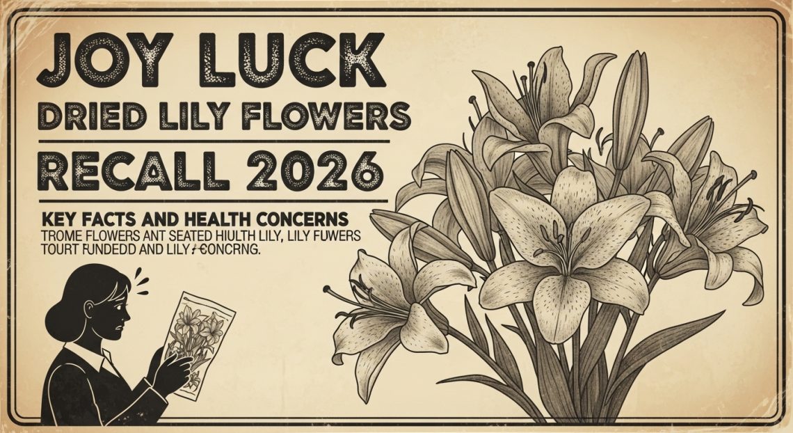 Joy Luck Dried Lily Flowers Recall