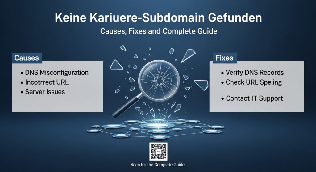 Keine Karriere-Subdomain Gefunden