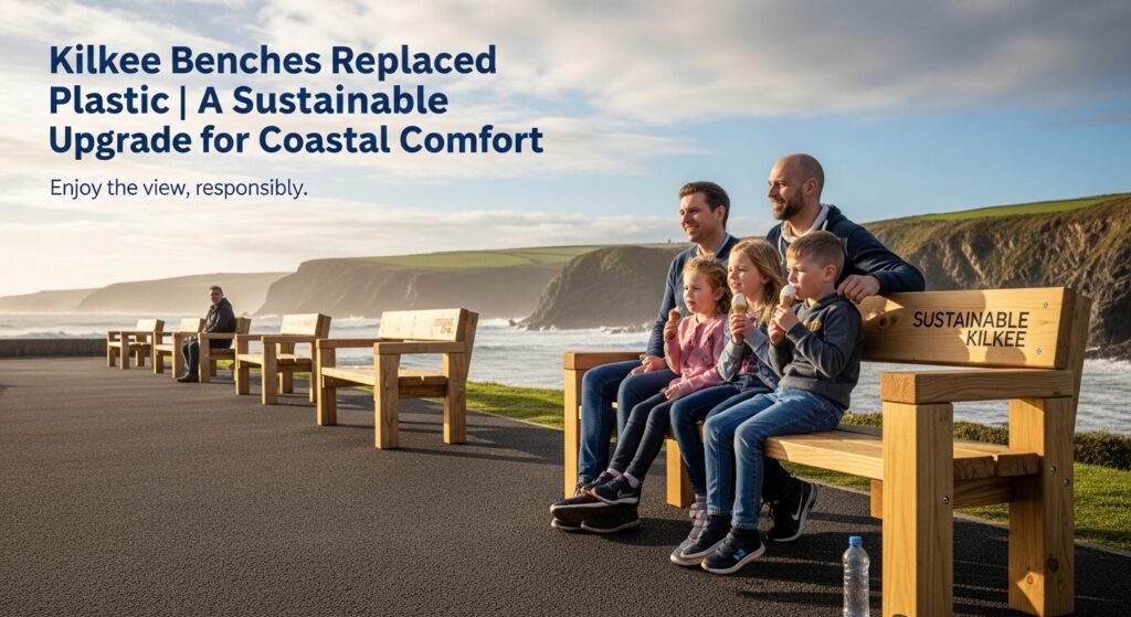 Kilkee Benches Replaced Plastic