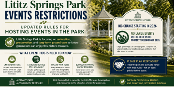 Lititz Springs Park Events Restrictions