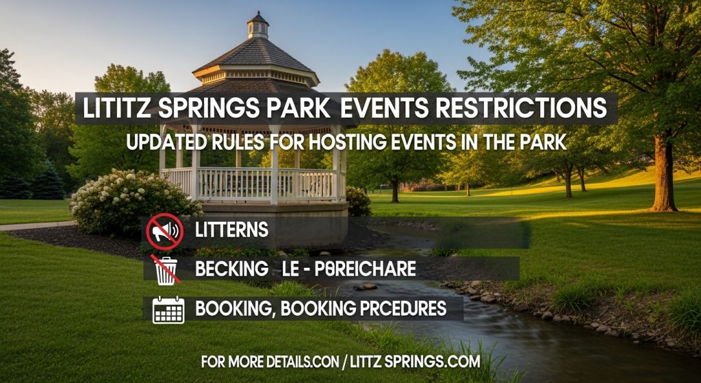 Lititz Springs Park Events Restrictions
