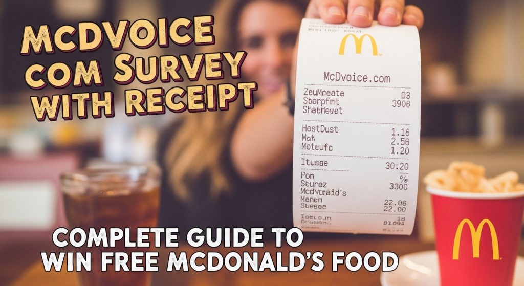 Mcdvoice Com Survey With Receipt
