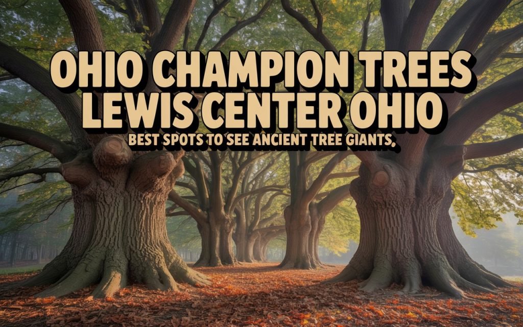 Ohio Champion Trees Lewis Center Ohio