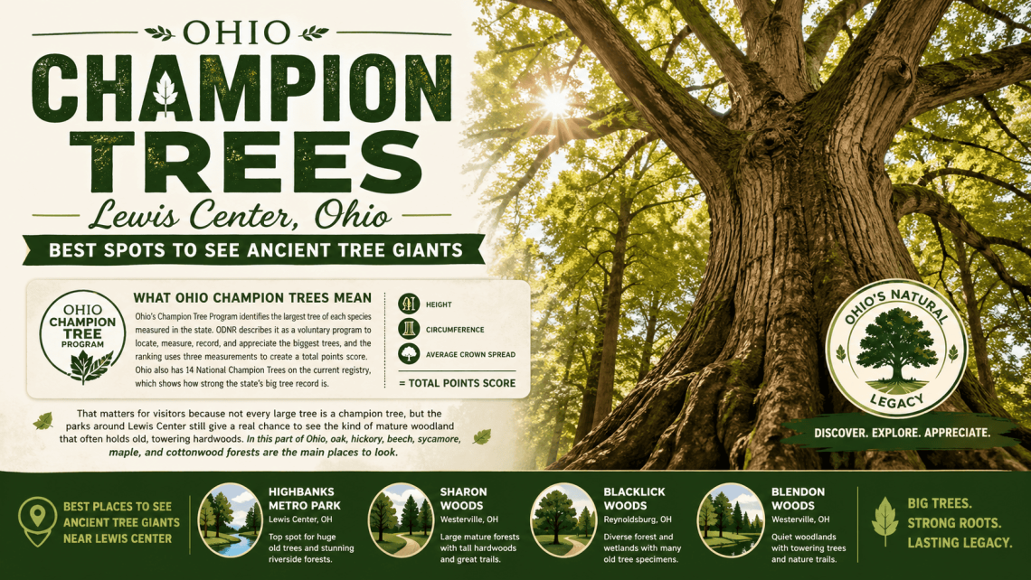 Ohio Champion Trees Lewis Center Ohio