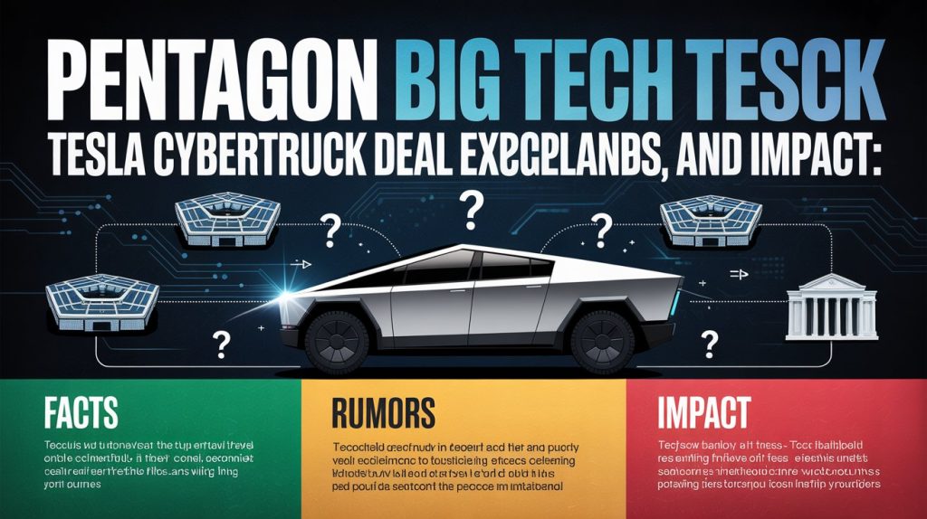 Pentagon Big Tech Tesla Cybertruck