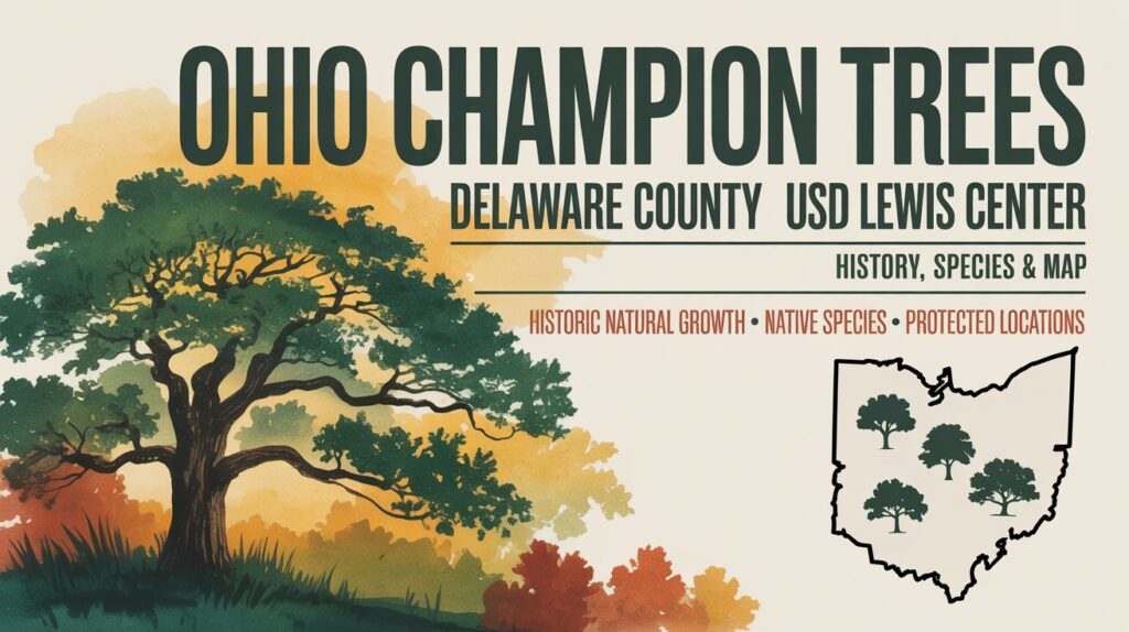 Ohio Champion Trees Delaware County USD Lewis Center