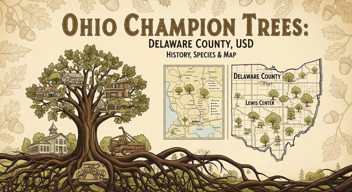 Ohio Champion Trees Delaware County USD Lewis Center