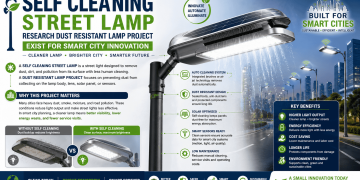 Self Cleaning Street Lamp Research Dust Resistant Lamp Project Exist