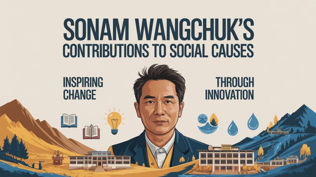 Sonam Wangchuk's Contributions to Social Causes