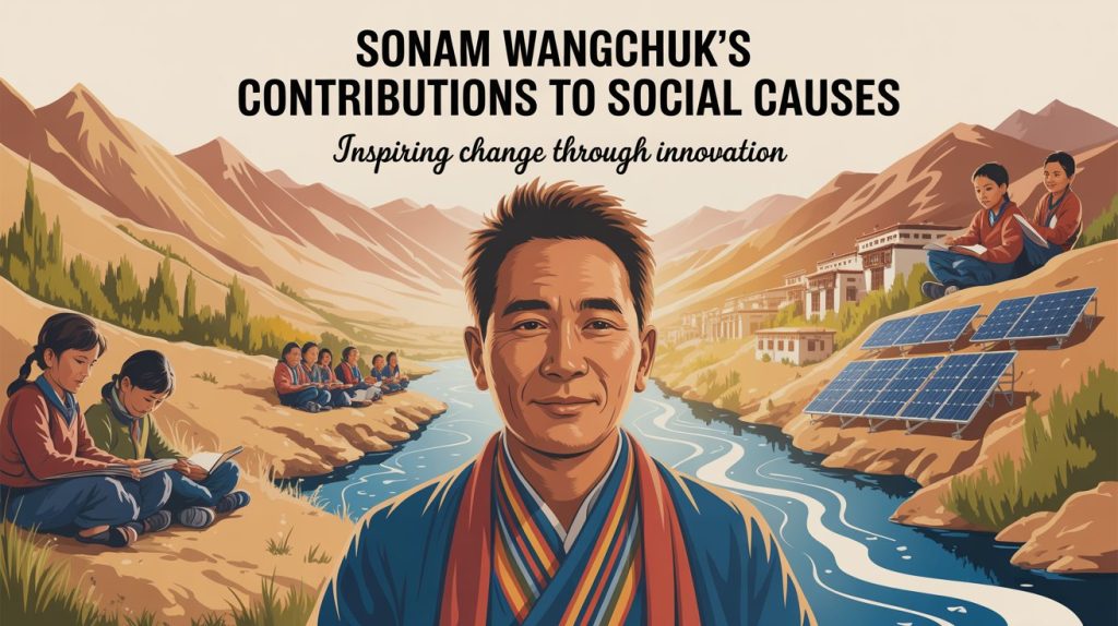 Sonam Wangchuk's Contributions to Social Causes