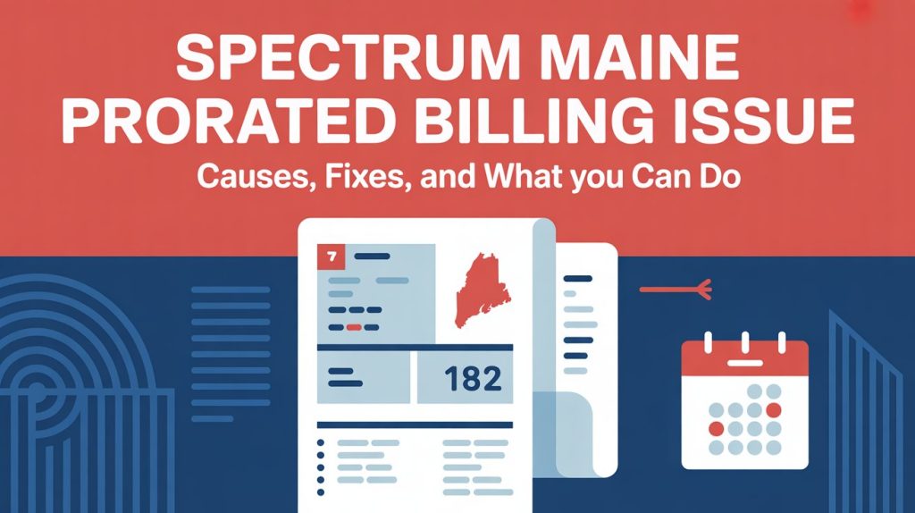 Spectrum Maine Prorated Billing Issue