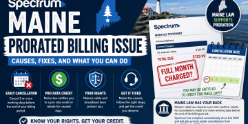 Spectrum Maine Prorated Billing Issue