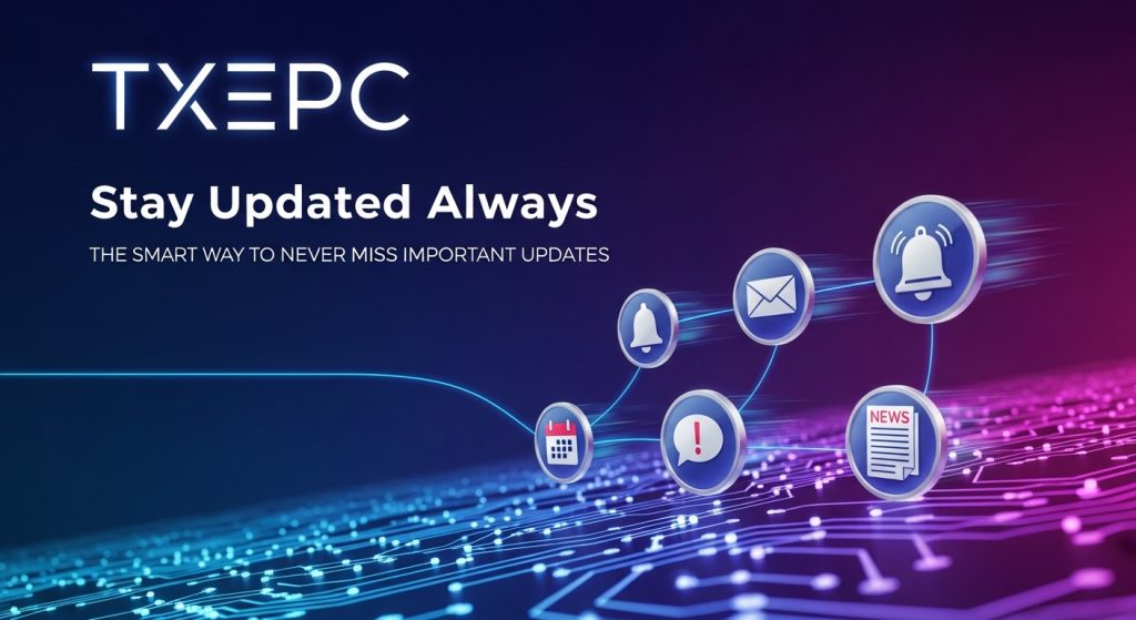 Stay Updated Always TXEPC