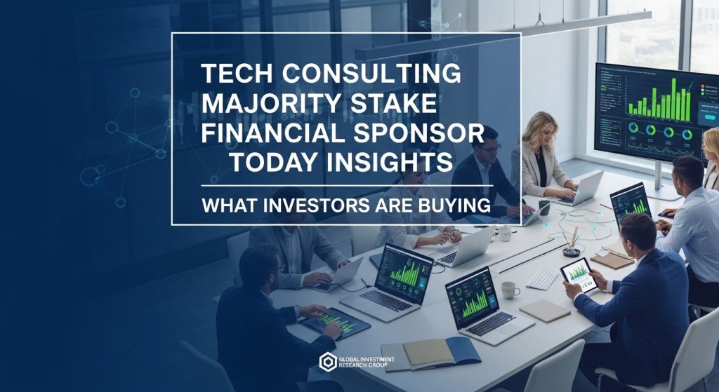 Tech Consulting Majority Stake Financial Sponsor Today